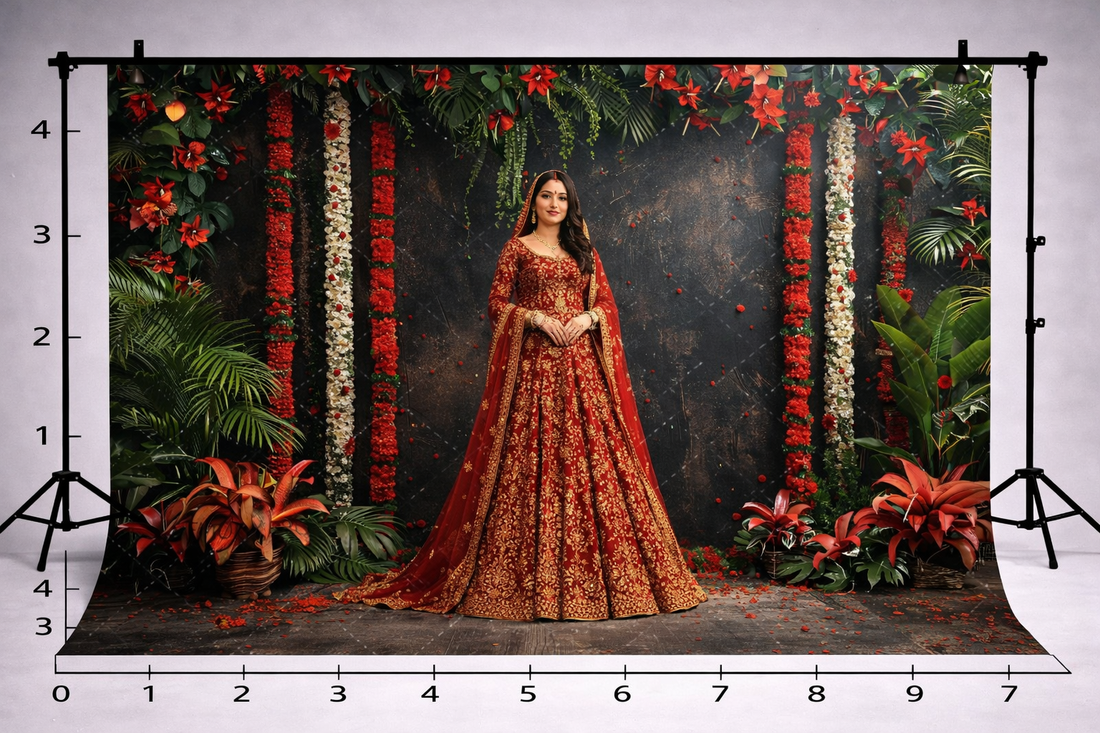 RED MAGMA DECOR - PRINTED BACKDROPS