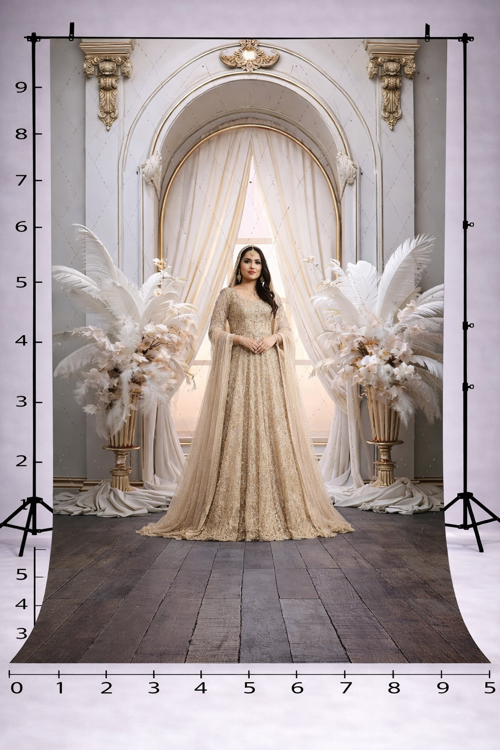 BOHO RUSTIC SCREEN DIVIDER - PRINTED BACKDROPS