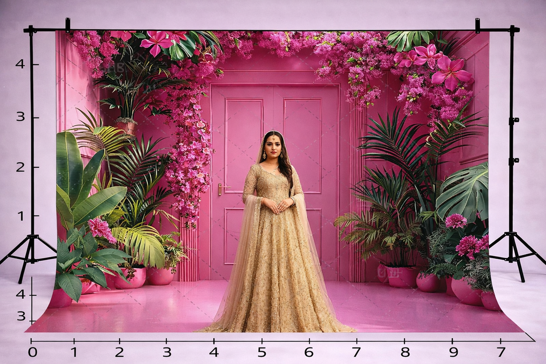 BARBIE FLOWERS STOCK - PRINTED BACKDROPS