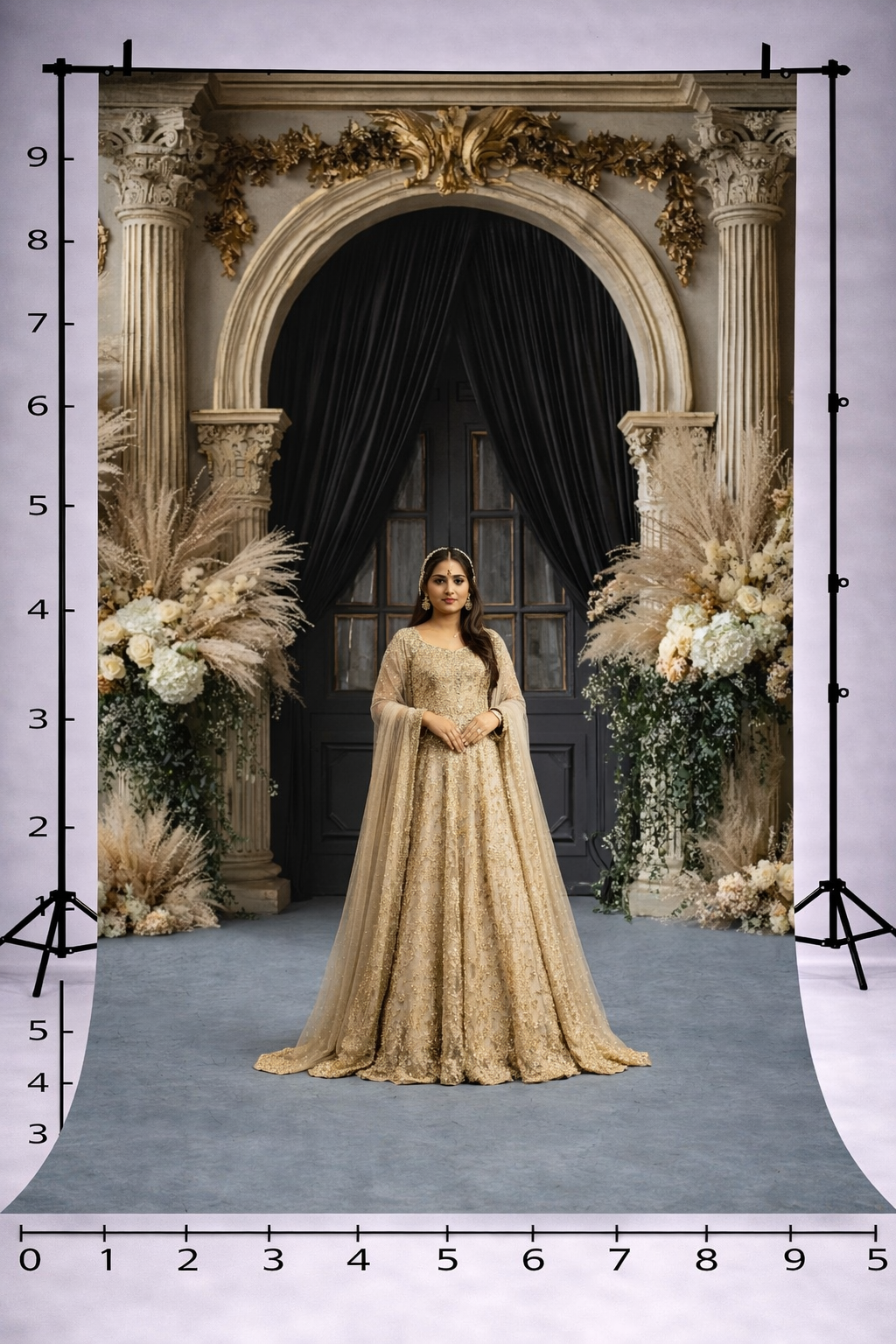 CLASSIC GOTHIC ARCH - PRINTED BACKDROP