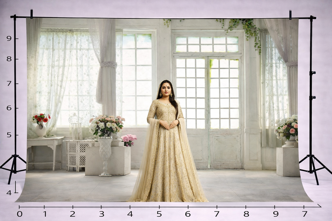 WEDDING SPRING FLORAL THEME - PRINTED BACKDROPS