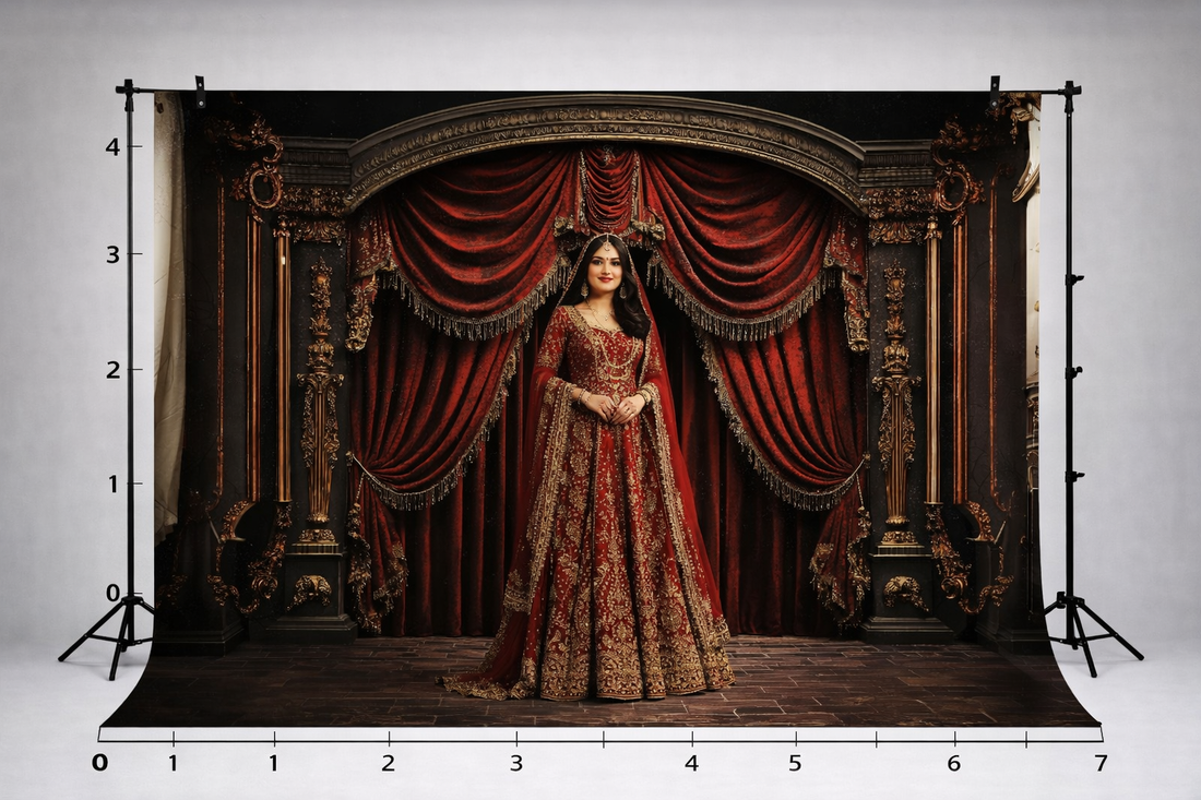 THEATRE DRAPES AND STAGE CURTAINS PRINTED BACKDROP