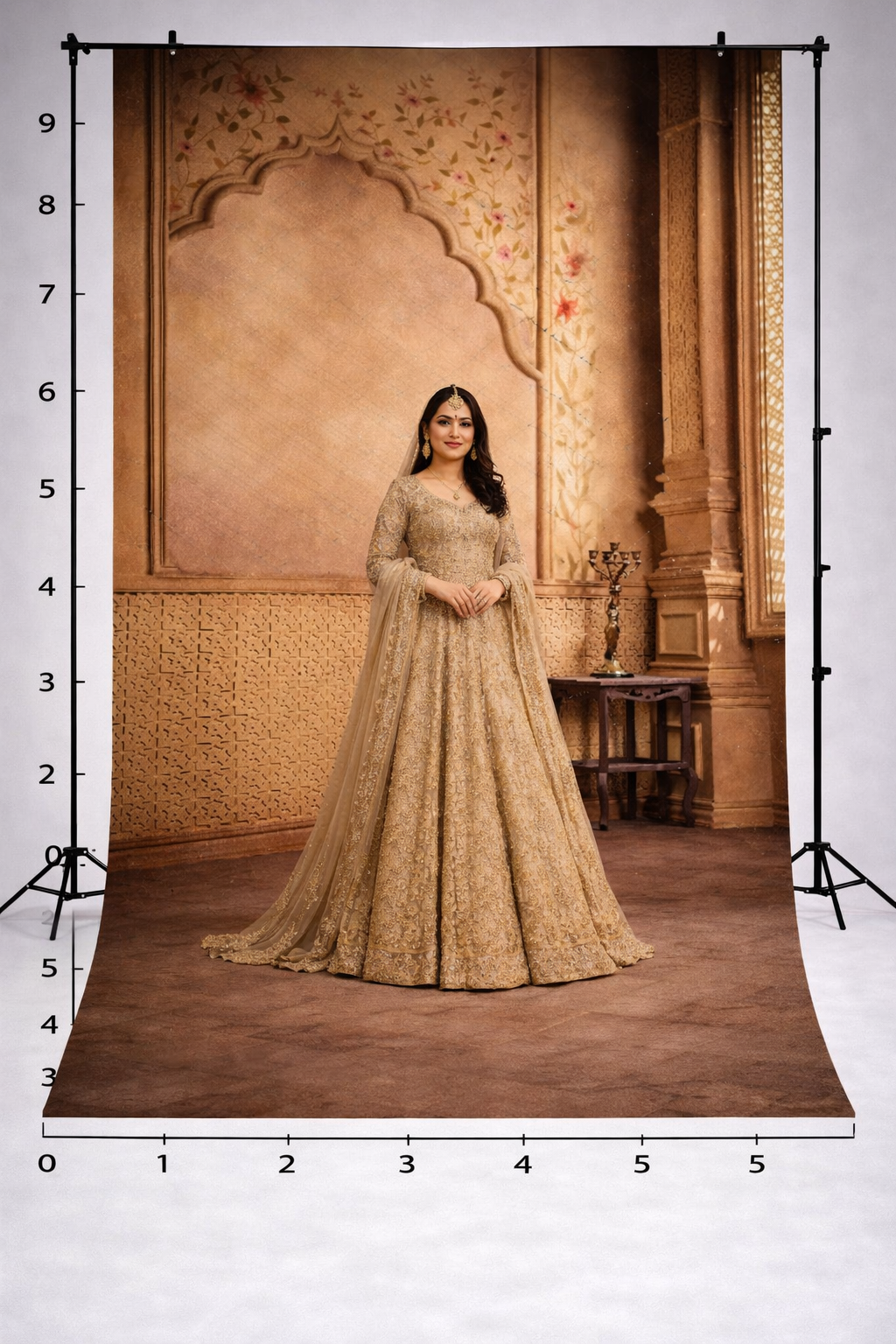 VINTAGE INDIAN PALACE - PRINTED BACKDROP