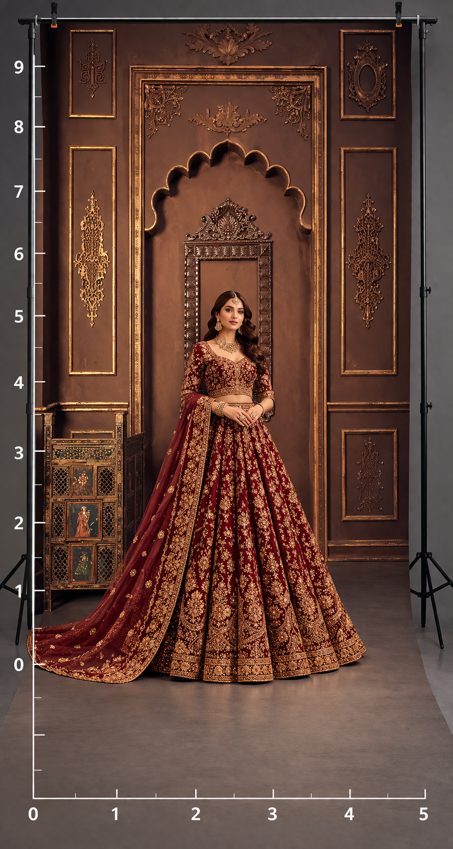 ARCHWAY WITH A FLORAL + PRINTED BACKDROPS