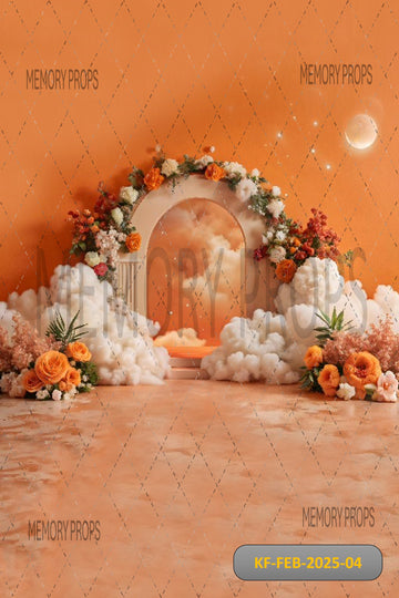 FLOWER ARCH WALL - KIDS WITH FLOOR BACKDROP