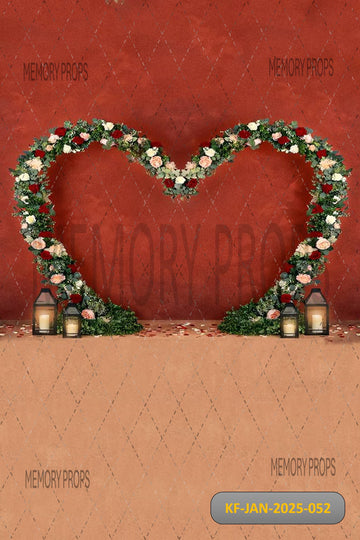 FLORAL HEART - KIDS WITH FLOOR BACKDROP