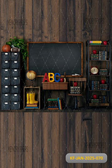 BACK TO SCHOOL CLASSIC - KIDS WITH FLOOR BACKDROP