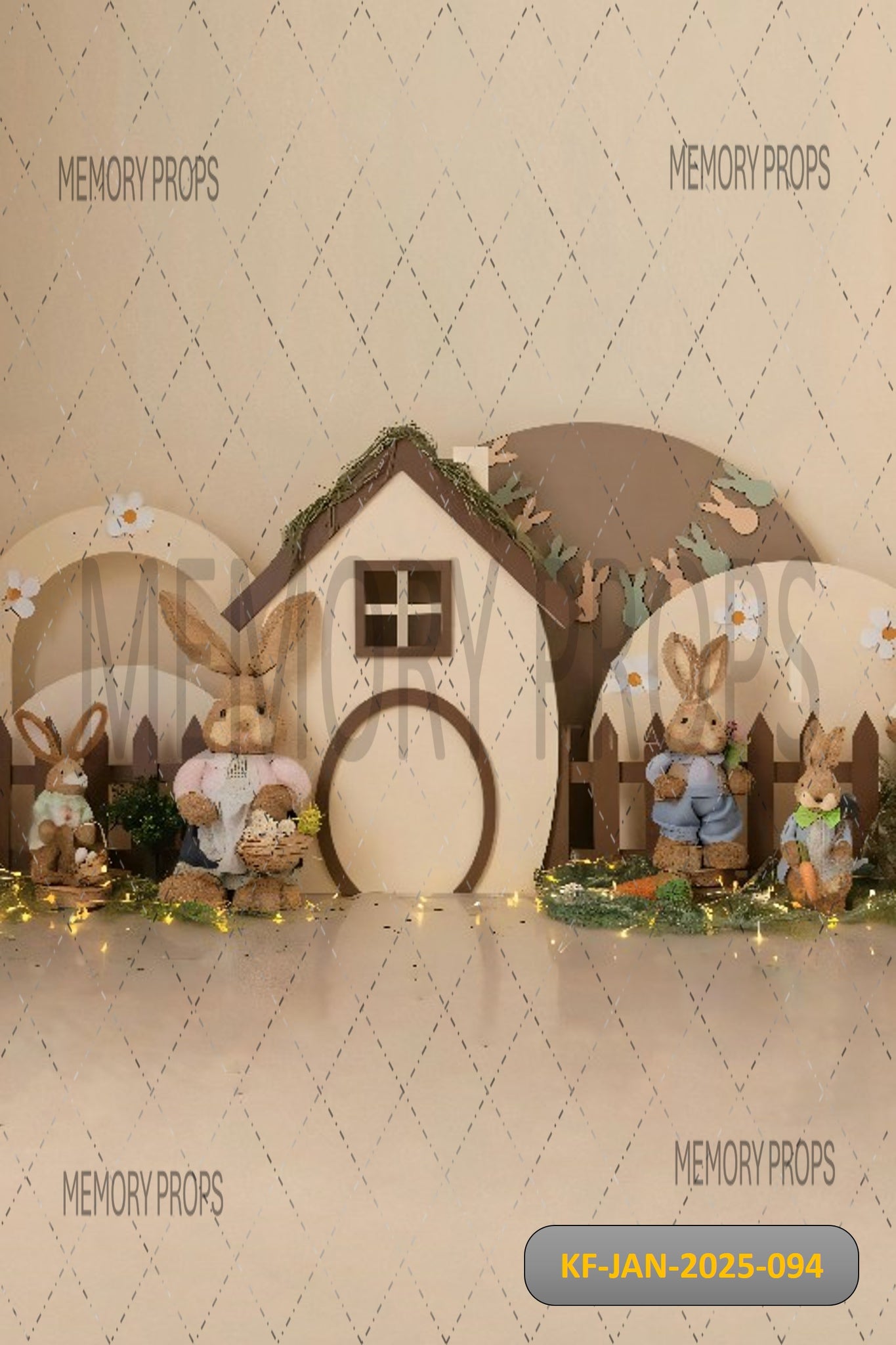 EASTER BUNNY - KIDS WITH FLOOR BACKDROP