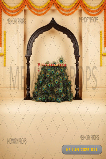 KRISHNA'S GOLDEN DELIGHT - KIDS WITH FLOOR BACKDROP