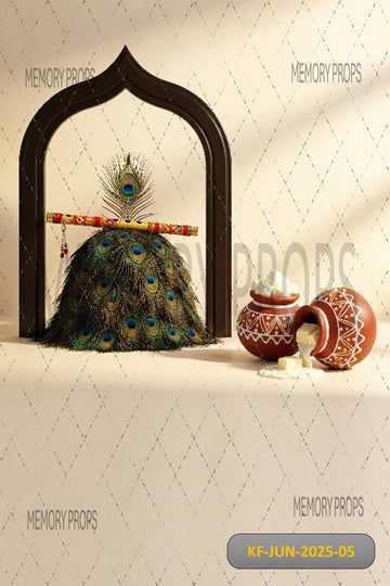 MAKHAN MANDIR - KIDS WITH FLOOR BACKDROP