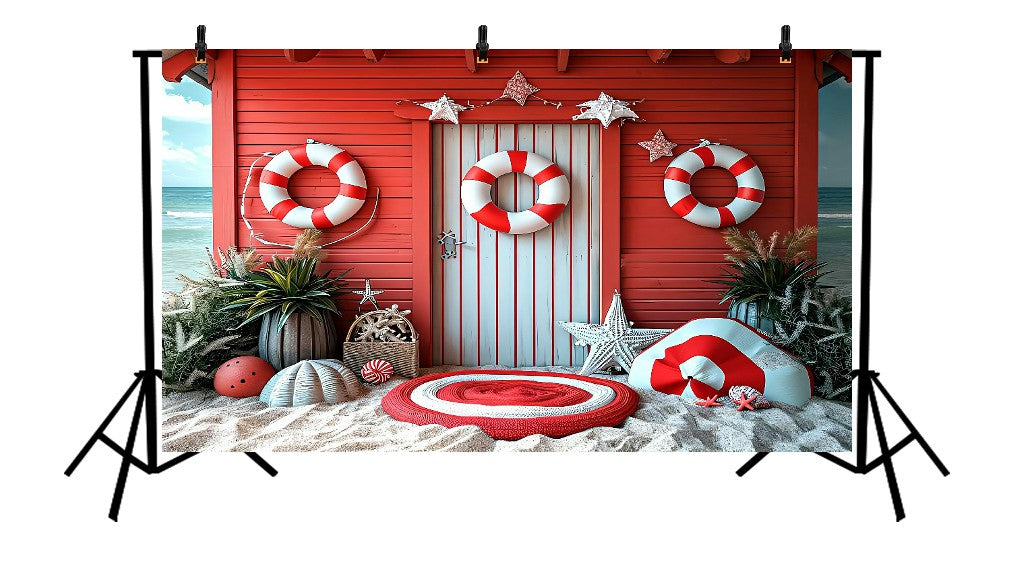 SUMMER RESCUE - PRINTED BACKDROP