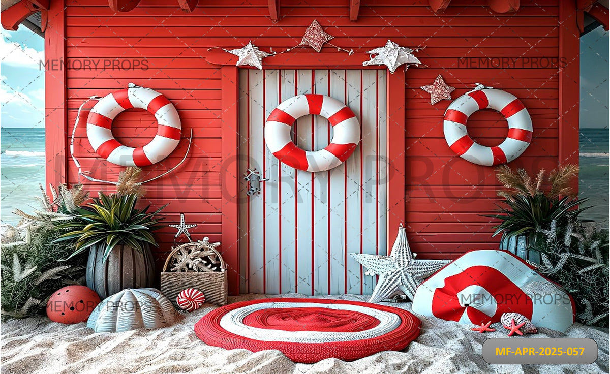 Two The Rescue Backdrop Summer Rescue Printed Backdrop