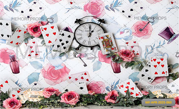 DOWN THE RABBIT HOLE - PRINTED BACKDROP