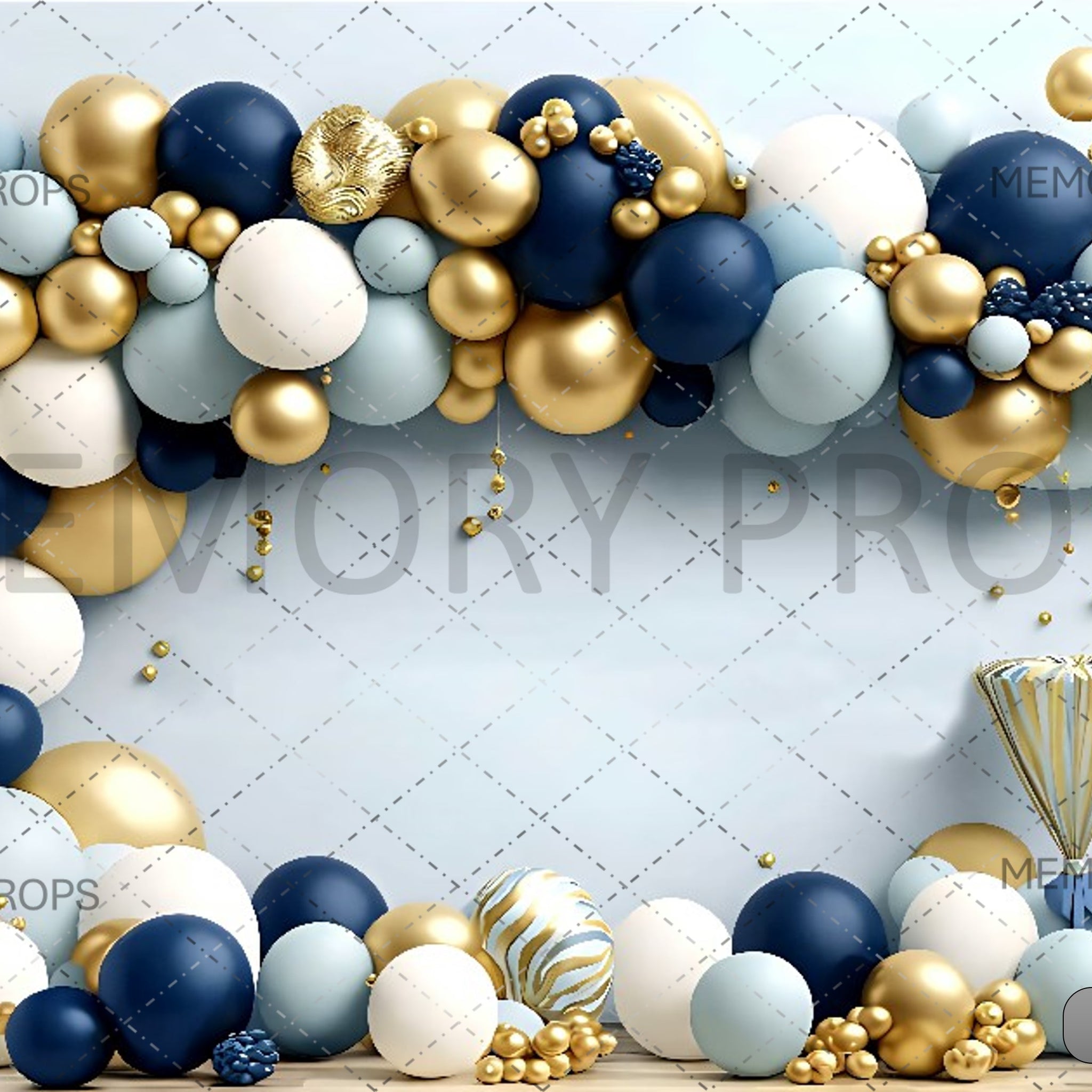 Luxe Celebration Printed Backdrop