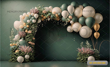 GOLDEN LEAF CELEBRATION - PRINTED BACKDROP