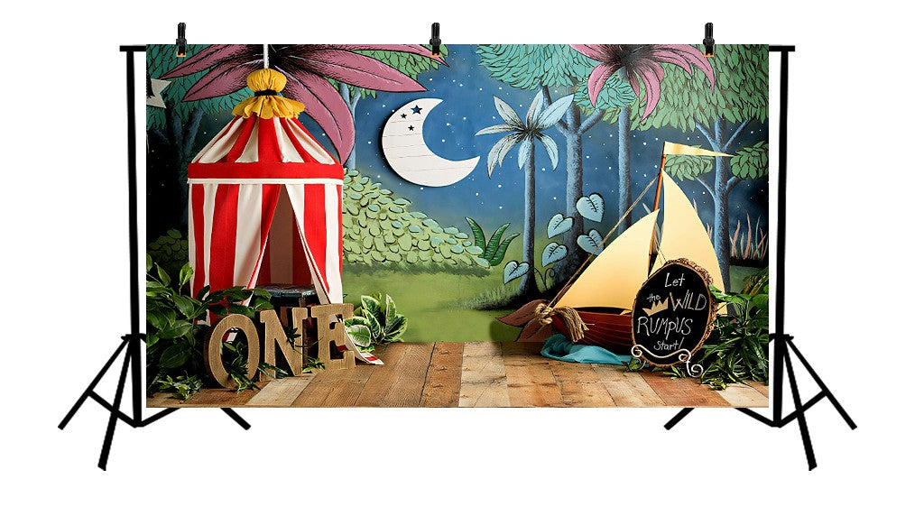 TOUCH OF AMOUR - PRINTED BACKDROP