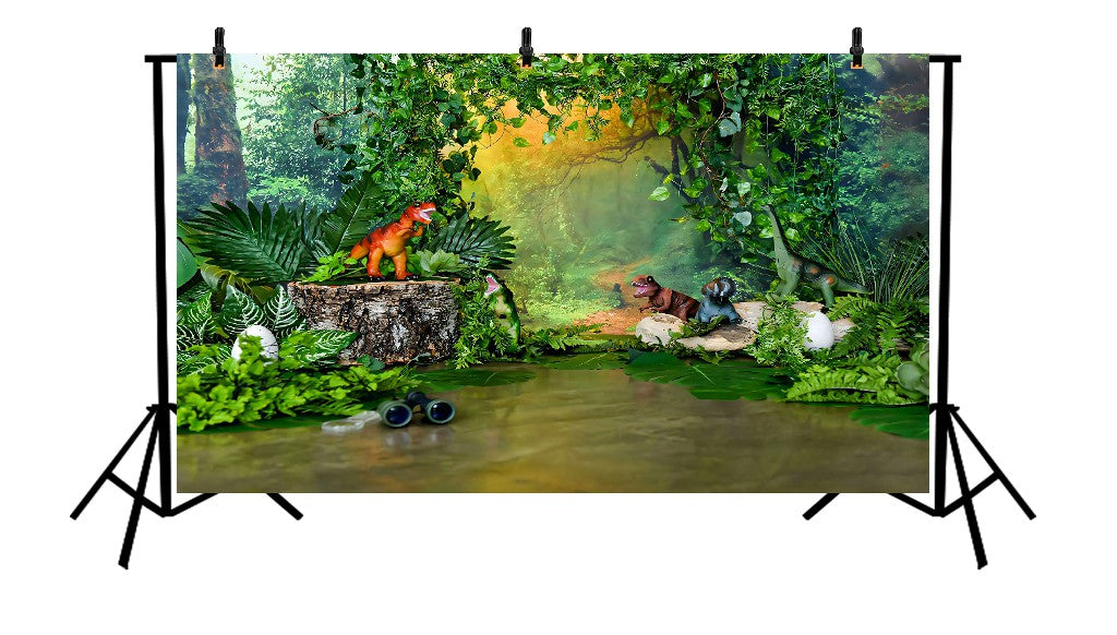 DINO DISCOVERY - PRINTED BACKDROP