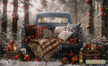 CHRISTMAS CABIN VIBES - PRINTED BACKDROP