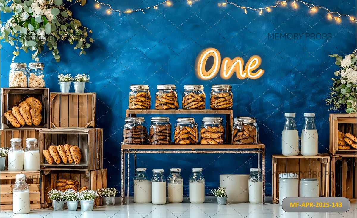 Multiple Cookies Backdrop Cookie Crate Printed Backdrop