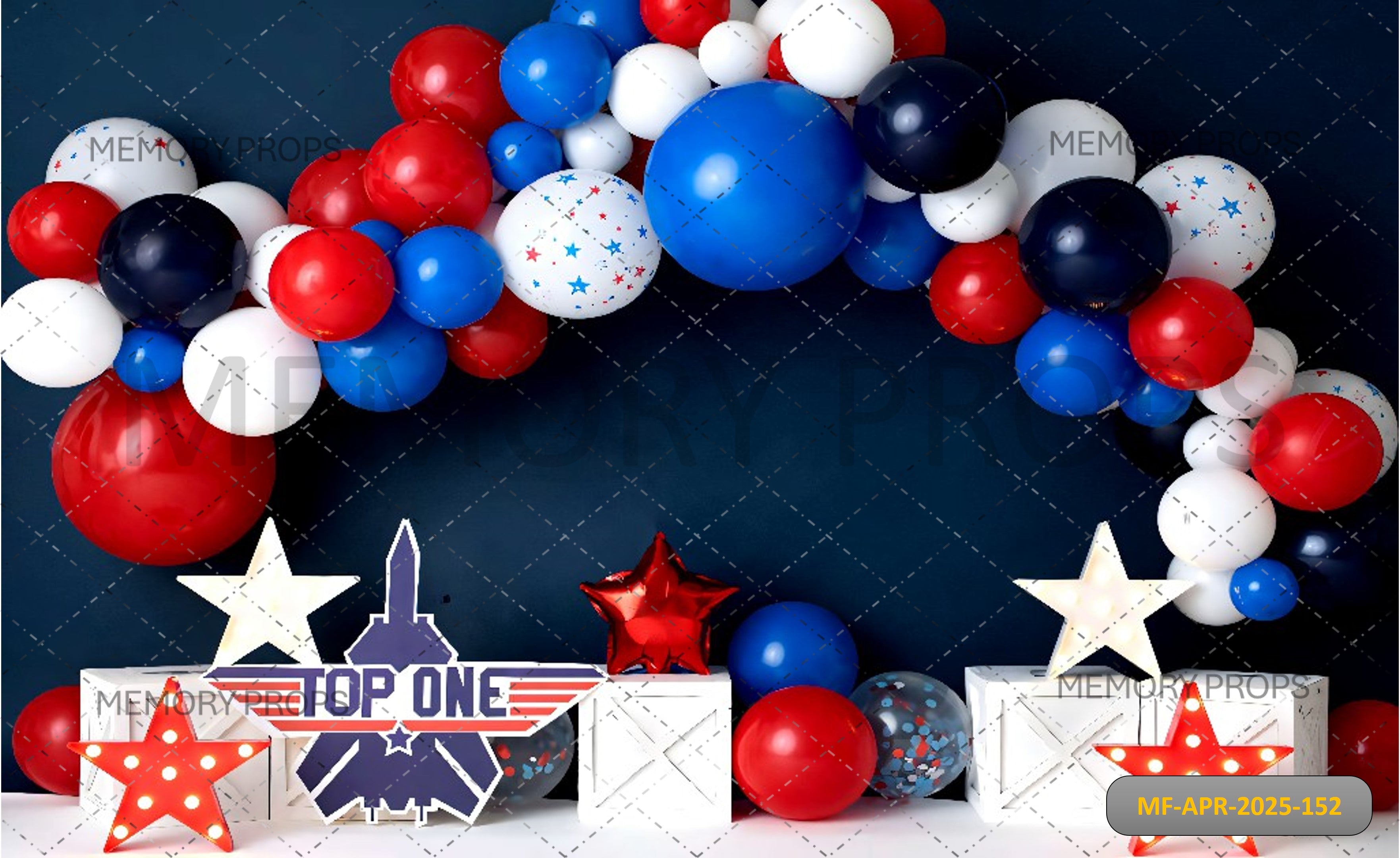 Birthday Magic Printed Backdrop
