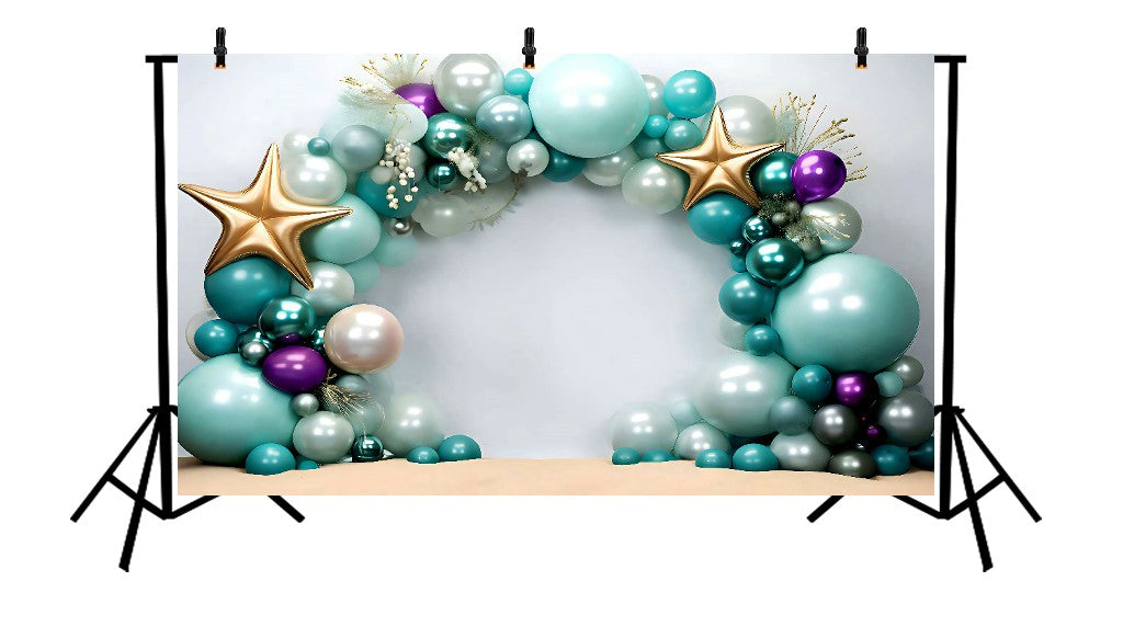 BIRTHDAY PARTY THEEM - PRINTED BACKDROP