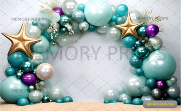BIRTHDAY PARTY THEEM - PRINTED BACKDROP