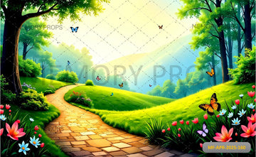 WONDER LAND ON SUN KISSED TREE - PRINTED BACKDROP