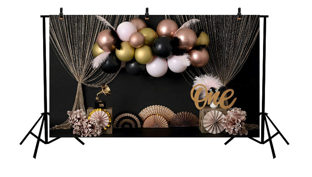 BIRTHDAY PARTY THEEM - PRINTED BACKDROP