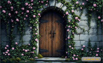 GARDEN WALL - PRINTED BACKDROP