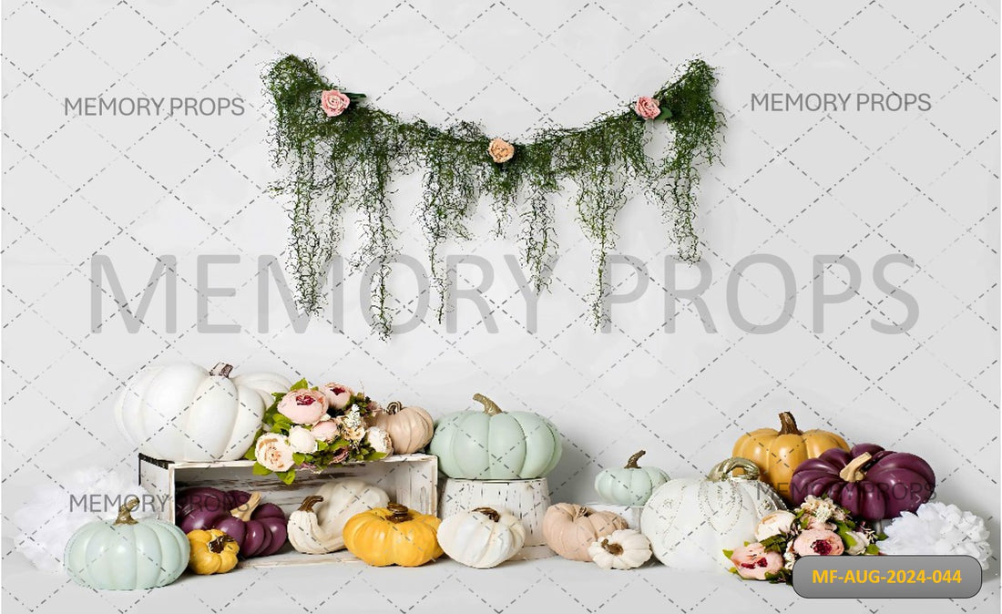 PASTEL PUMPKIN + WHITE WOODEN BACKDROPS