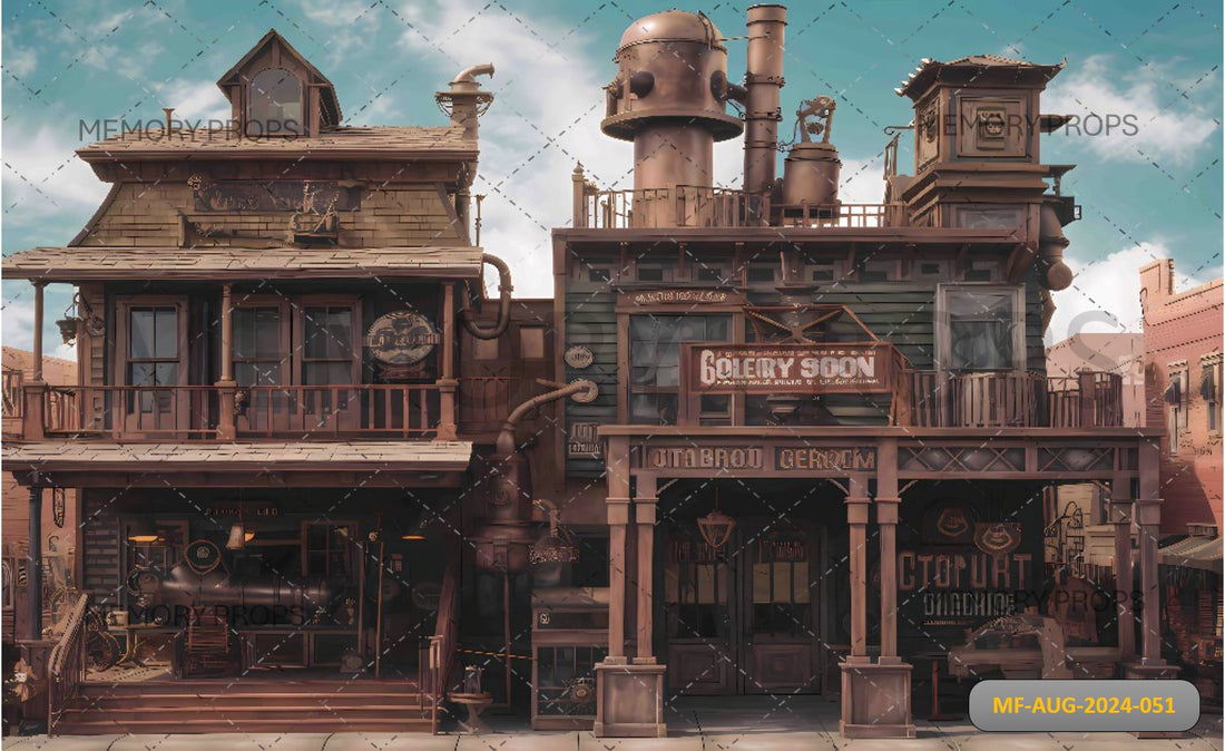 VICTORIAN TOWN + BRICK WALL TEXTURE BACKDROPS