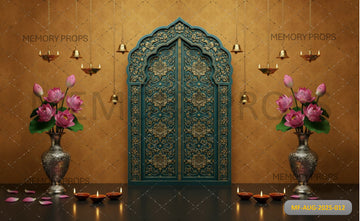 ROYAL INDIAN TEMPLE - PRINTED BACKDROP