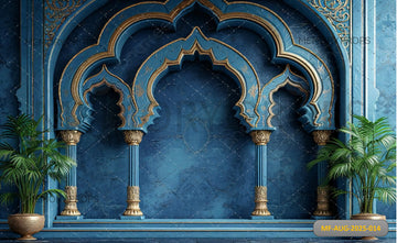 MAJESTIC MOROCCAN ARCH - PRINTED BACKDROP