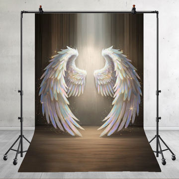 ETHEREAL IRIDESCENT ANGEL - PRINTED BACKDROP