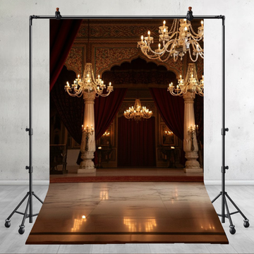 MAJESTIC PALACE HALLWAY - PRINTED BACKDROP