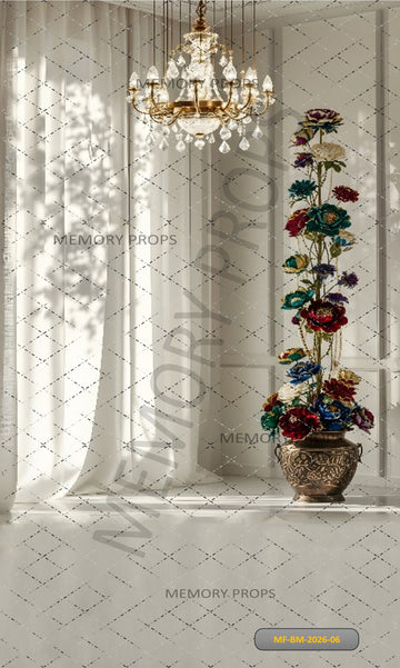 SOPHISTICATED BRIGHT INTERIOR - PRINTED BACKDROP