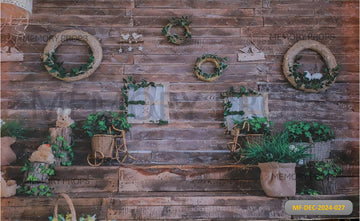 BUNNY BOWER - PRINTED BACKDROP