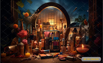 MAKEUP THEME - PRINTED BACKDROP