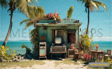 VINTAGE SIGNALS - PRINTED BACKDROP