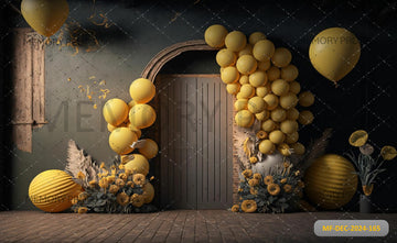 GOLDEN GLOOM - PRINTED BACKDROP