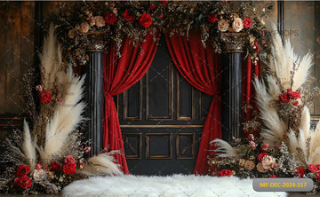 FLORAL BOHO ARCHWAY - PRINTED BACKDROP