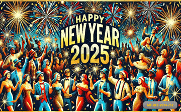 HAPPY NEW YEAR THEME - PRINTED BACKDROP