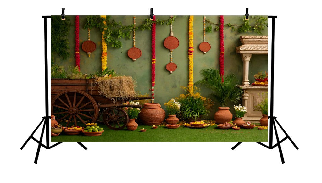TRADITIONAL FESTIVAL - PRINTED BACKDROP