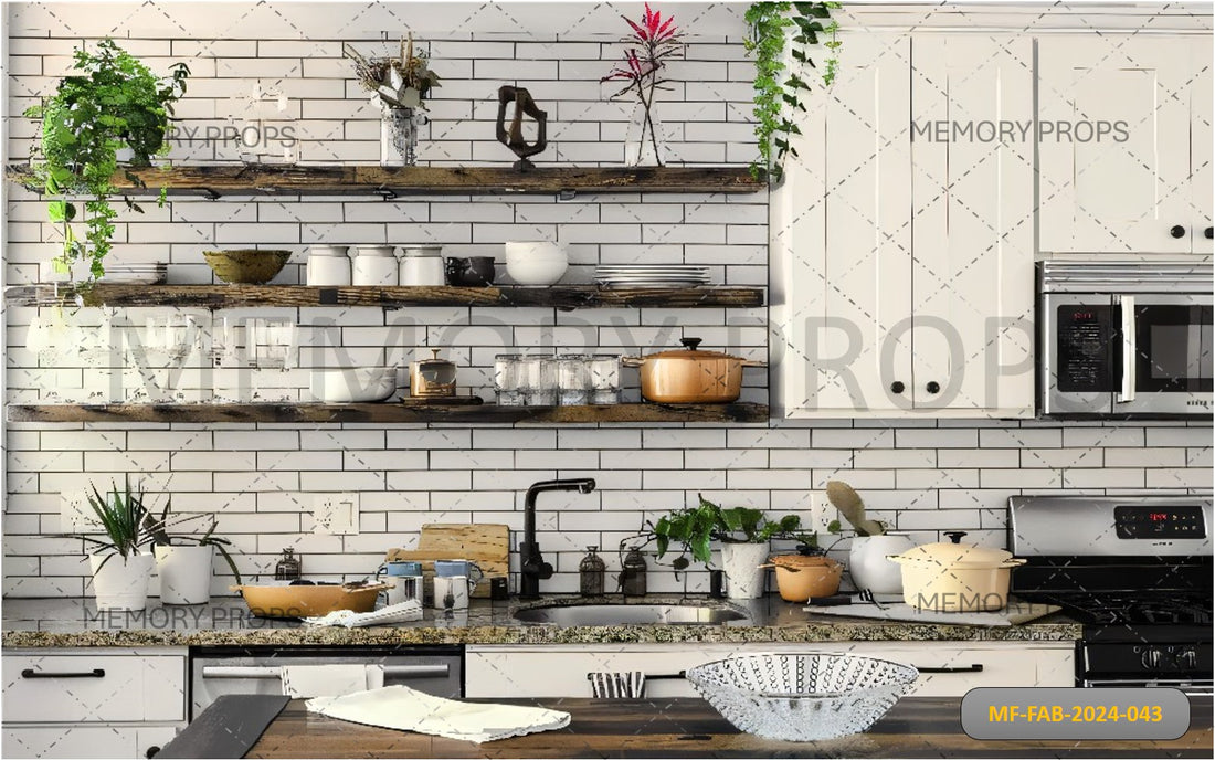 MODERN KITCHEN + WOODEN TEXTURE BACKDROPS