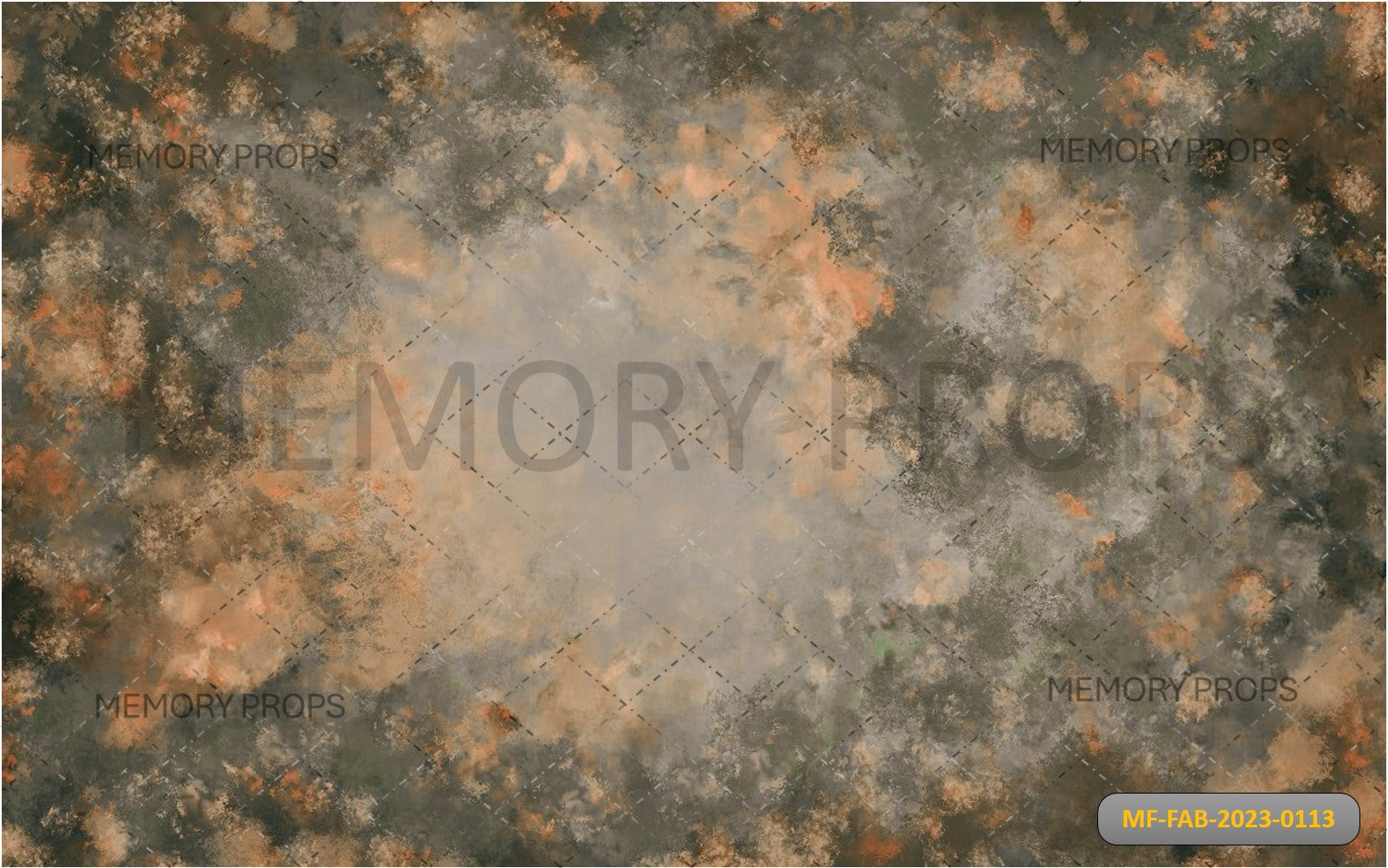 Rusted Printed Backdrop
