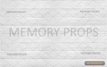 WHITE WOODEN - PRINTED BACKDROP