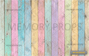 COLOUR FULL WOOD - PRINTED BACKDROP