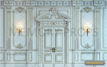 WHITE WALL PANEL CLASSIC - PRINTED BACKDROP