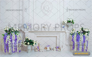 LUXURY CLEAN BRIGHT INTERIOR - PRINTED BACKDROP