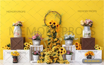 FLOWER GARDEN - PRINTED BACKDROP